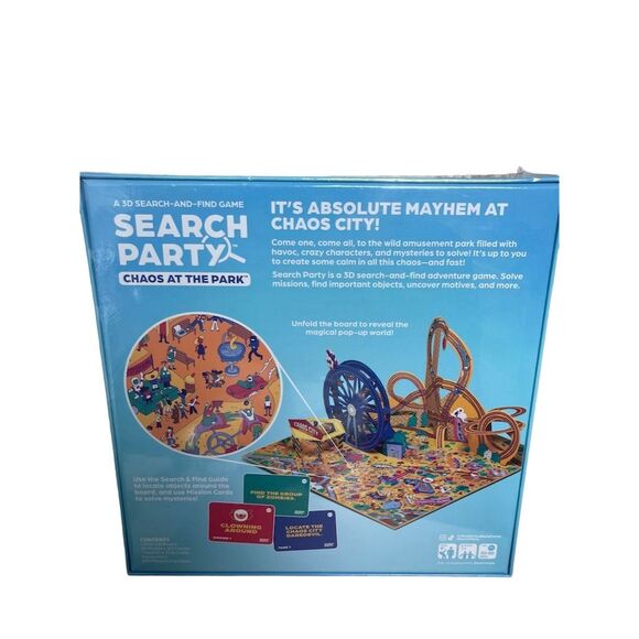 Search Party: Chaos At The Park 3D Search-and-Find Adventure Game Ages 8+ Sealed - Picture 2 of 2